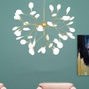 Firefly Suspended Lighting Fixture Modern Chandelier Pendant Light for Living Room