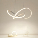Pendant Lighting Modern Style Acrylic Hanging Light Kit for Living Room