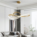 Pendant Light Kit Contemporary Style Acrylic Hanging Light for Living Room