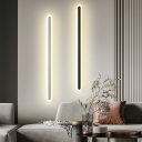Contemporary Linear Wall Light Fixture Acrylic Sconce for Bedroom