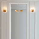 Modern Wall Sconce Lighting LED Metal Circular Shape Wall Light Fixture for Bedroom