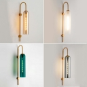 1-Light Sconce Light Fixture Industrial Style Cylinder Shape Metal Wall Lamps