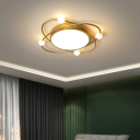 Modern Flush Mount Ceiling Light Fixture Simplistic Ceiling Mounted Fixture for Bedroom