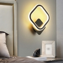 Contemporary Geometric Wall Lighting Fixtures Metal Wall Sconce Lights