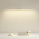 Contemporary Rectangle Vanity Light Fixture Metal LED Light For Bathroom
