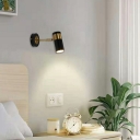 1-Light Sconce Lights Contemporary Style Cylinder Shape Metal Wall Light Fixture