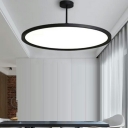 1-Light Pendant Lamp Modernist Style Dish Shape Metal Warm Light Hanging Ceiling Lights