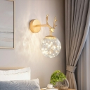 Wall Lighting Modern Style Glass Wall Lighting Fixtures for Living Room Warm Light