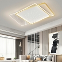 Flush Mount Lamps Contemporary Style Acrylic Flush Light for Living Room
