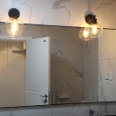 Glass Vanity Light E27 Wall Mounted Vanity Lights for Bathroom