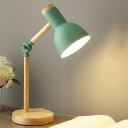 Macaron LED Metal And Metal Nightstand Lamp Office Learning Modern Table Lamp