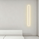 Linear Acrylic Shade Sconce Light Fixture 2.4