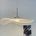 1-Light Down Lighting Minimalist Style Dome Shape Metal Hanging Ceiling Lights