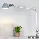 Nightstand Lamp LED Classic Long Arm Telescopic Folding Metal Modern Table Lamp