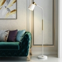 Modern Style Macaron Floor Lamp 1 Light Metal Floor Lamp for Bedroom