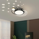 Flushmount Modern Style Acrylic Flush Light Fixtures for Living Room