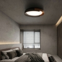 1 Light Contemporary Ceiling Light Round Acrylic Ceiling Fixture for Bedroom