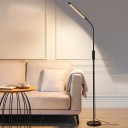 Minimalist Style Stripe Floor Lamp Wrought Iron Floor Lamp for Living Room and Study