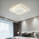 Contemporary LED Flushmount Lighting Geometric Light for Living Room