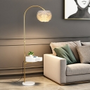 1-Light Floor Lights Contemporary Style Geometric Shape Metal Stand Up Lamps