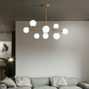 Ultra-Contemporary Chandelier Pendant Light Minimalist Suspension Light for Bedroom