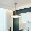 Contemporary Style Chandelier Lamp Round Metal Chandelier Light