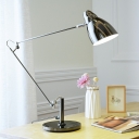 Long Arm LED Metal Folding Nightstand Lamp Office Learning Modern Table Lamp