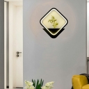 Modern Indoor Wall Sconces Aluminum Geometric Shape Wall Light Fixtures