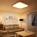 Modern Wood Ceiling Light Fixture Living Room Ceiling Flush Mount