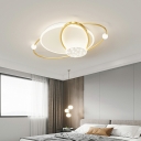 Flush Mount Lamps Contemporary Style Acrylic Flush Light Fixtures for Living Room