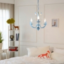 Contemporary E14 Chandelier Lights Candle Chandelier for Living Room