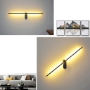 Linear LED Wall Mounted Light Fixture Modern Minimalism Sconce Lights for Bedroom