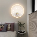 Children Room Wall Mount Light Fixture LED Surface Wall Sconce