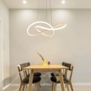 Pendant Chandelier Contemporary Style Acrylic Hanging Ceiling Light for Living Room