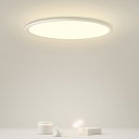LED Round Ceiling Mounted Fixture Low Profile Ceiling Light for Bedroom