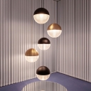 1 Light Contemporary Pendant Lighting Globe Glass Hanging Lamp