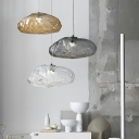 1 Light Contemporary Pendant Lighting Glass Hanging Lamp for Dining Room