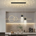 Contemporary Island Ceiling Light Minimalism Suspension Light for Dinning Room