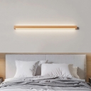 Wood Wall Mounted Light Fixture Linear Modern Sconce Light Fixtures for Bedroom