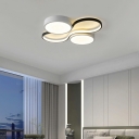 LED Flushmount Lighting Aluminum Living Room Bedroom Dining Room Flush Mount Lighting Fixtures