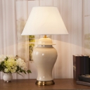 Metal Drum Night Table Lamps Modern Minimalism Table Lamp for Living Room