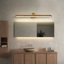 Wood LED Wall Mounted Light Fixture Minimalism Wall Mount Vanity Light Fixture for Bathroom