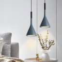1 Light Pendant Lighting Resin Hanging Lamp for Dining Room