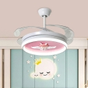 Kids Style Ceiling Fan with Acrylic Shape Ceiling Fan