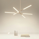 Contemporary style Chandelier Lamp White Sputnik Chandelier Light