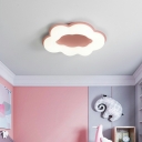 Acrylic Shade Flush Mount Light Fixture Cloud-Like LED Flush Mount Lighting