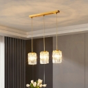 Modern Crystal Hanging Light Fixtures Light Luxury Hanging Ceiling Lights