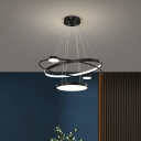 Modern Style Chandelier Lamp 3 Light Circle Chandelier Light