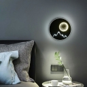 Contemporary Wall Sconces Geometric Shape LED with Acrylic Shade Wall Light Sconces