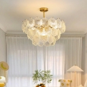 Brass Chandelier Lighting Fixtures American Traditional Clusters Pendant for Living Room